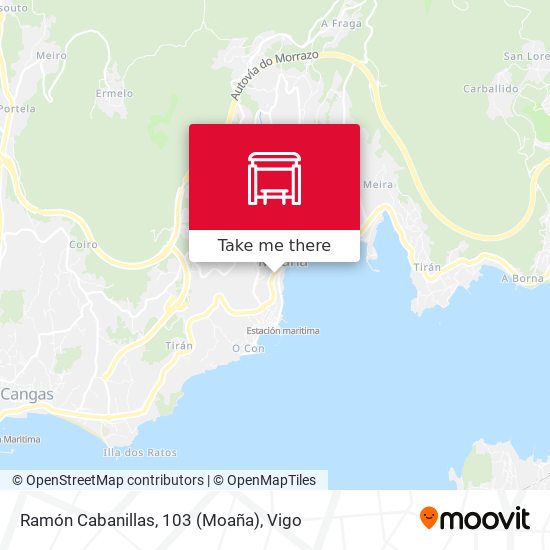 Ramón Cabanillas, 103 (Moaña) map