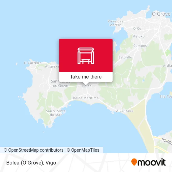 Balea (O Grove) map