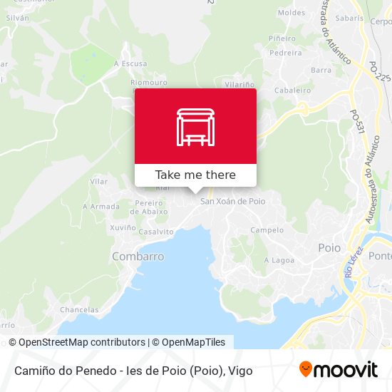 Camiño do Penedo - Ies de Poio map