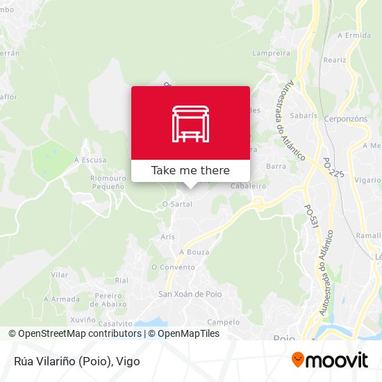 Rúa Vilariño (Poio) map