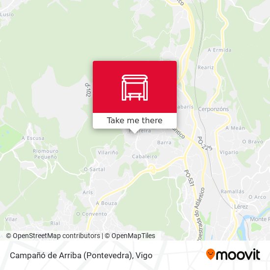 Campañó de Arriba (Pontevedra) map