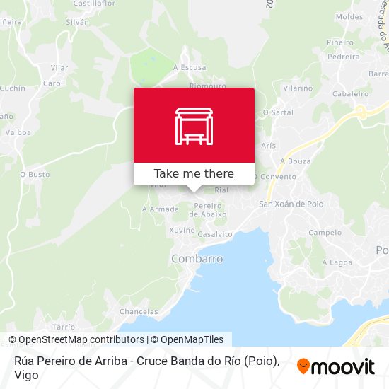 Rúa Pereiro de Arriba - Cruce Banda do Río (Poio) map