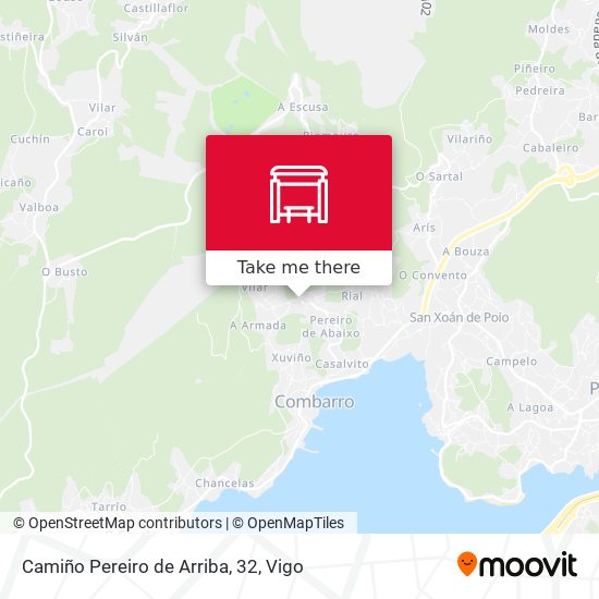 Camiño Pereiro de Arriba, 32 map