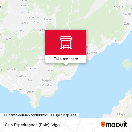 Ceip Espedregada (Poio) map