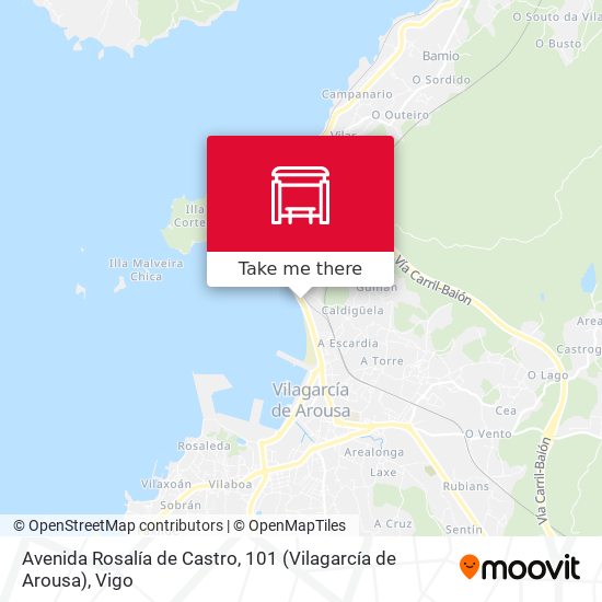 Avenida Rosalía de Castro, 101 (Vilagarcía de Arousa) map