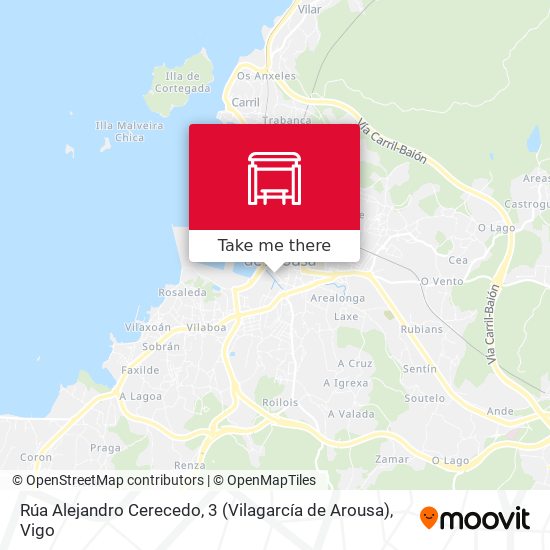 Rúa Alejandro Cerecedo, 3 (Vilagarcía de Arousa) map