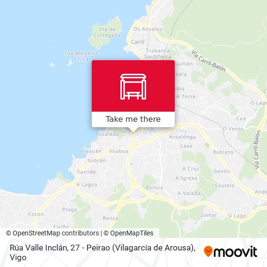 Rúa Valle Inclán, 27 - Peirao (Vilagarcía de Arousa) map