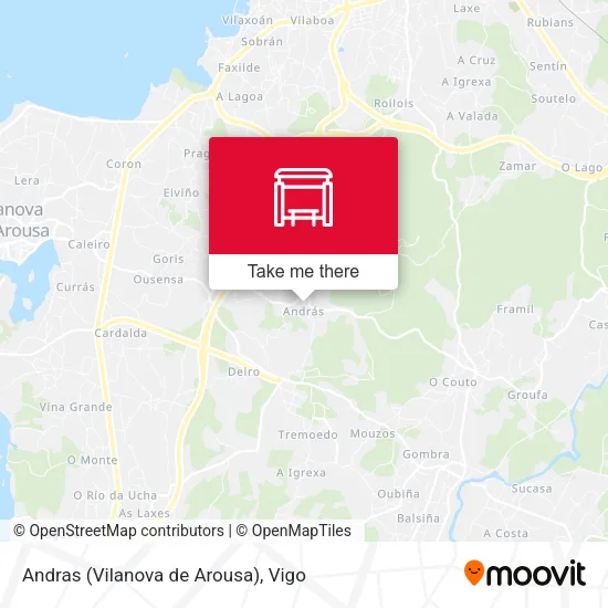 Andras (Vilanova de Arousa) map