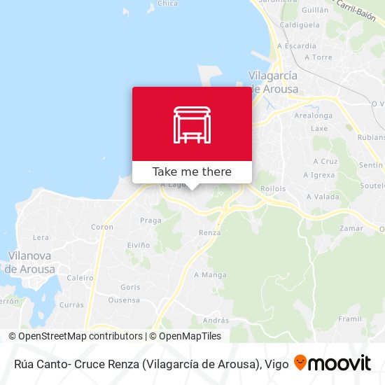 Rúa Canto- Cruce Renza (Vilagarcía de Arousa) map