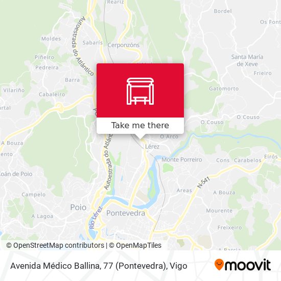 Avenida Médico Ballina, 77 (Pontevedra) map