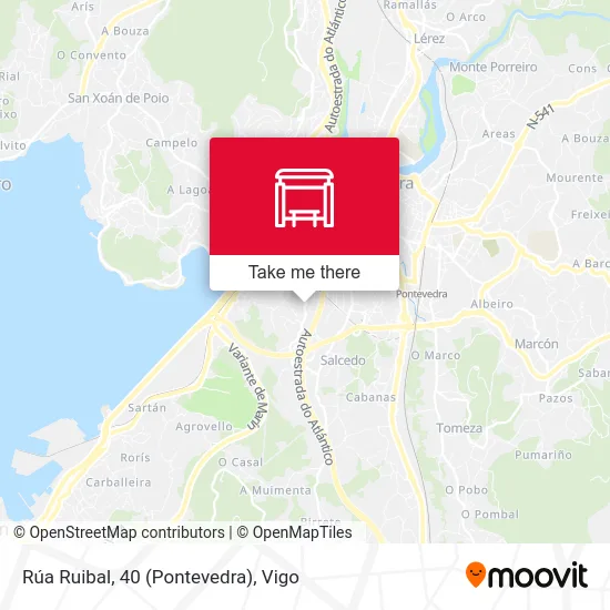 Rúa Ruibal, 40 (Pontevedra) map
