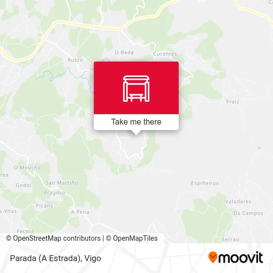 Parada (A Estrada) map
