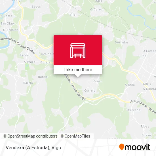 Vendexa (A Estrada) map