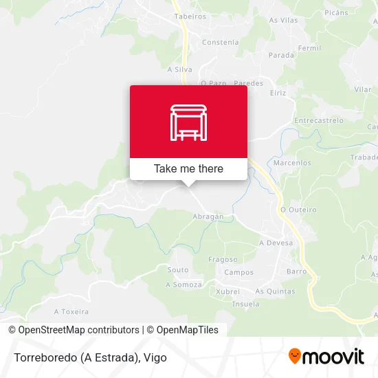 Torreboredo (A Estrada) map