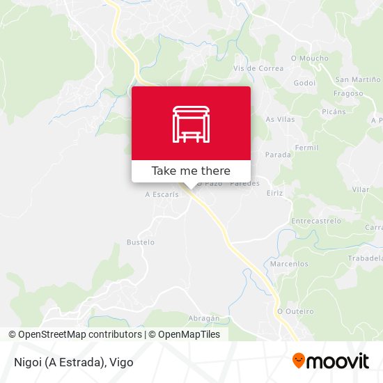 Nigoi (A Estrada) map