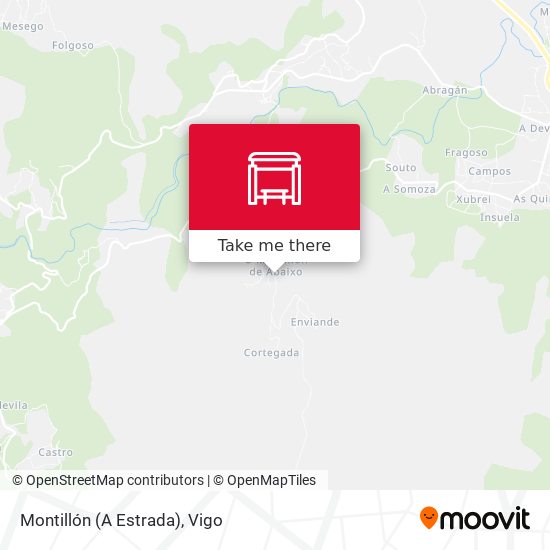 Montillón (A Estrada) map