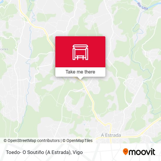 Toedo- O Soutiño (A Estrada) map