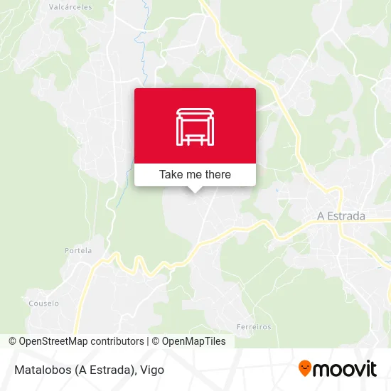 Matalobos (A Estrada) map