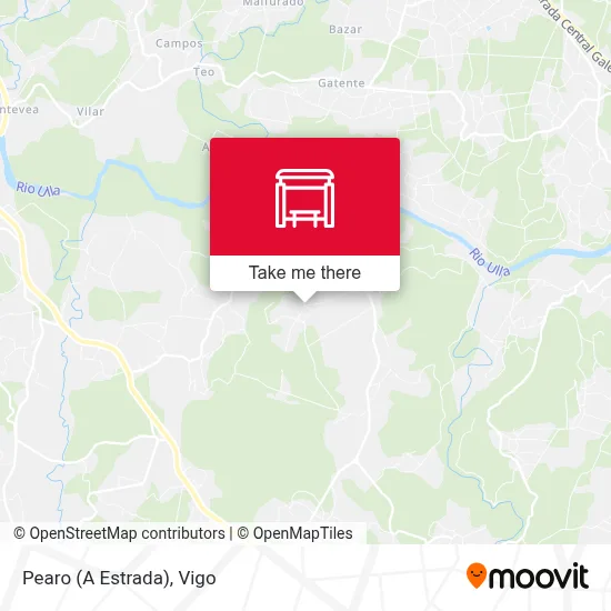 Pearo (A Estrada) map
