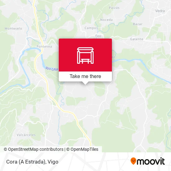 mapa Cora (A Estrada)