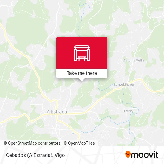 Cebados (A Estrada) map