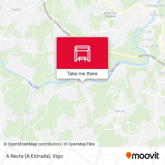 A Recta (A Estrada) map