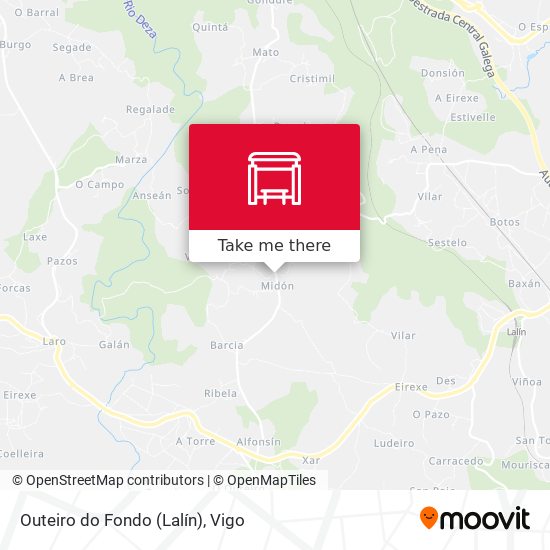 Outeiro do Fondo (Lalín) map