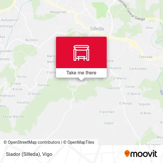 Siador (Silleda) map