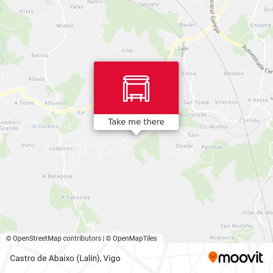 Castro de Abaixo (Lalín) map
