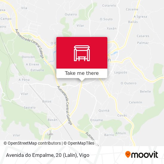 Avenida do Empalme, 20 (Lalín) map
