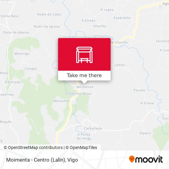 Moimenta - Centro (Lalín) map