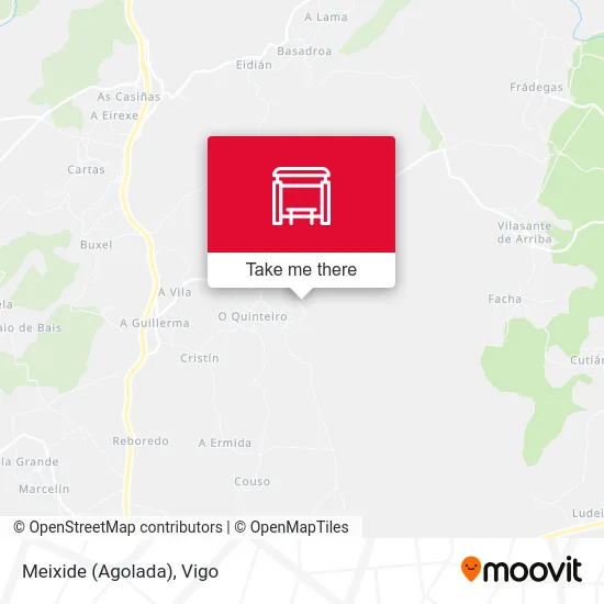 Meixide (Agolada) map