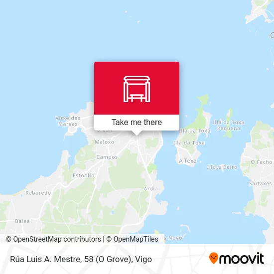 Rúa Luis A. Mestre, 58 (O Grove) map