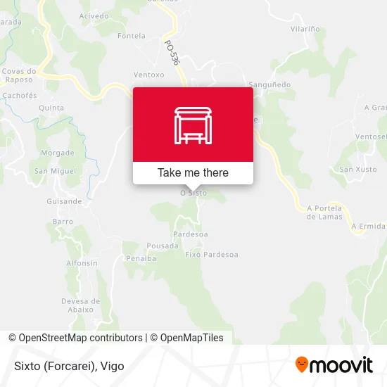 Sixto (Forcarei) map