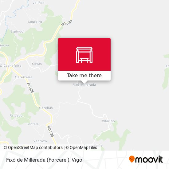 Fixó de Millerada (Forcarei) map