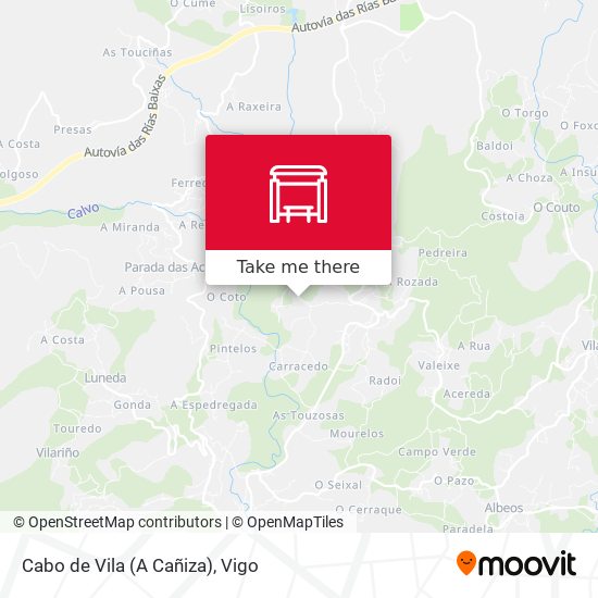 Cabo de Vila (A Cañiza) map