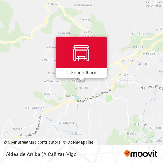 Aldea de Arriba (A Cañiza) map