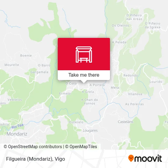 Filgueira (Mondariz) map