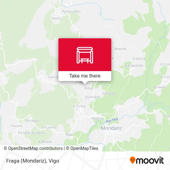 Fraga (Mondariz) map