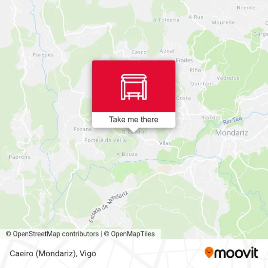Caeiro (Mondariz) map