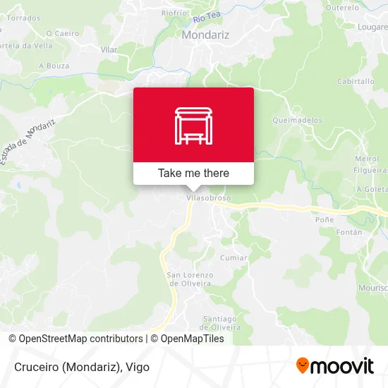 Cruceiro (Mondariz) map