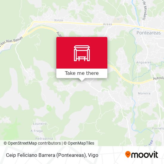 Ceip Feliciano Barrera (Ponteareas) map