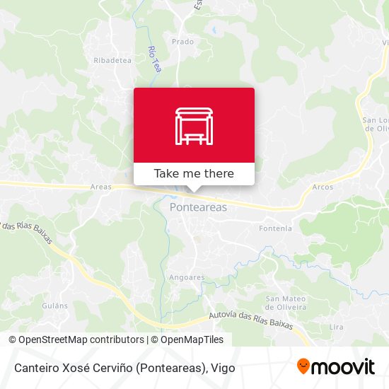 Canteiro Xosé Cerviño (Ponteareas) map