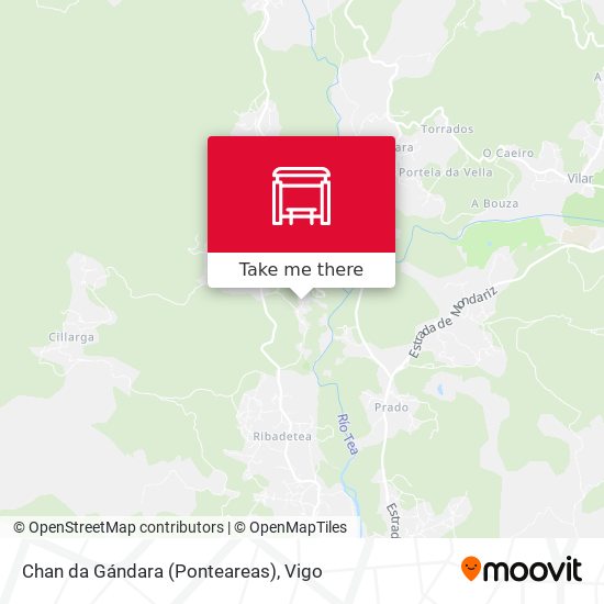 Chan da Gándara (Ponteareas) map