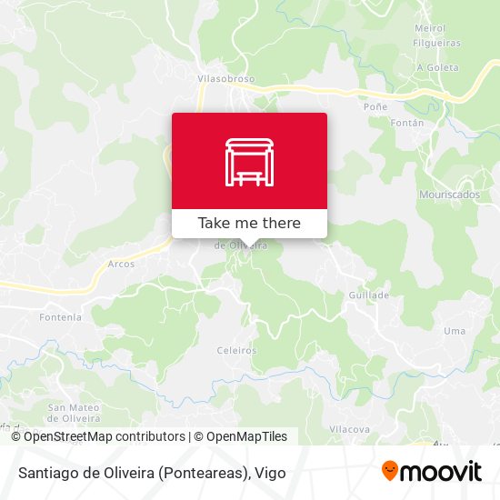 Santiago de Oliveira (Ponteareas) map