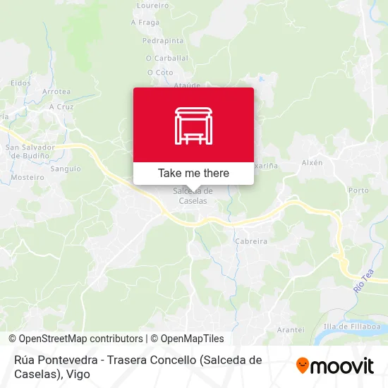 Rúa Pontevedra - Trasera Concello (Salceda de Caselas) map