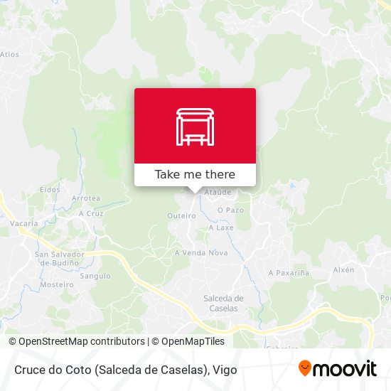 Cruce do Coto (Salceda de Caselas) map