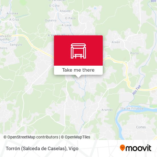 Torrón (Salceda de Caselas) map