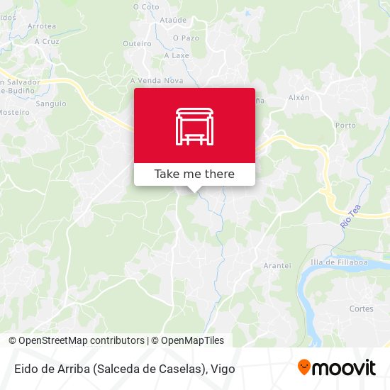 Eido de Arriba (Salceda de Caselas) map