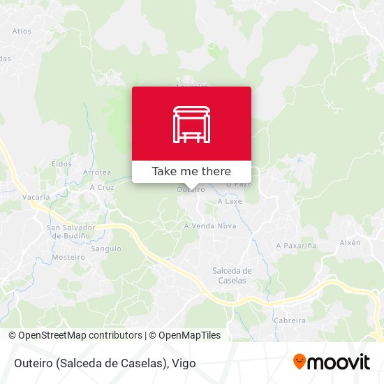 Outeiro (Salceda de Caselas) map
